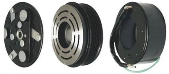 AC Compressor Clutch kit for HONDA ACCORD EURO 2.4L K24A3 & ACCORD 3.0L J30A4 & CR-V K24A1 by JBH AUTO PARTS