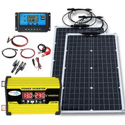 200W Solar Panel & Inverter Kit 12V–220V by Habicare
