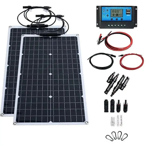 200W Solar Panel & Inverter Kit 12V–220V by Habicare