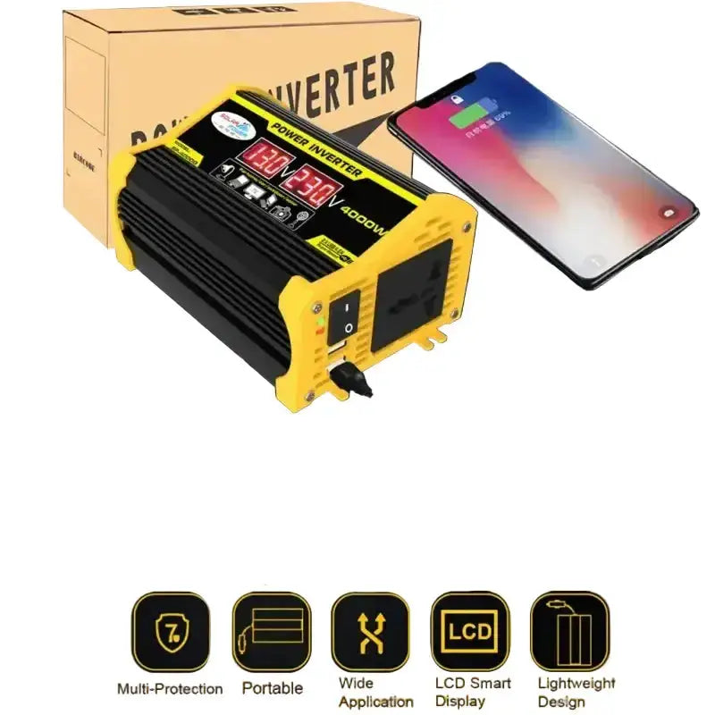 200W Solar Panel & Inverter Kit 12V–220V by Habicare