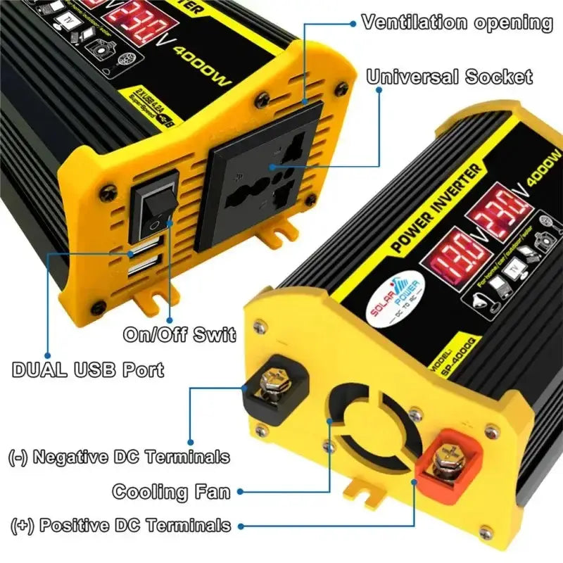 200W Solar Panel & Inverter Kit 12V–220V by Habicare