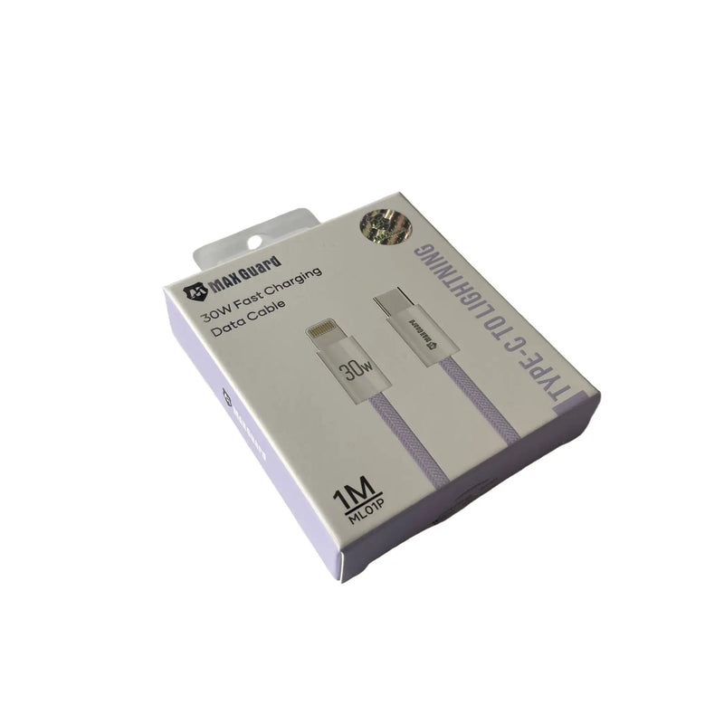 Maxguard 30W Type-C To Lightning Cable (Available in 4 colours) by 9eight5
