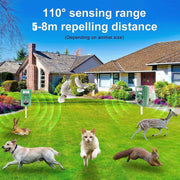 NZ Diver Solar Ultrasonic Bird Deterrent Repeller Motion Activated For Garden Solar Ultrasonic Bird Deterrent Repeller For Garden