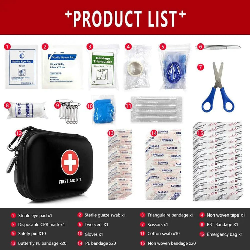 Mead's Supply & Equipment Outfitters limited First Aid Kits Compact First Aid Bag & 90-Piece Kit Compact First Aid Bag & 90-Piece Kit