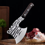 Household Multifunctional Hand-forged Bone Chopping Knife Striped Axe 4Cr13 Steel by China Dropship