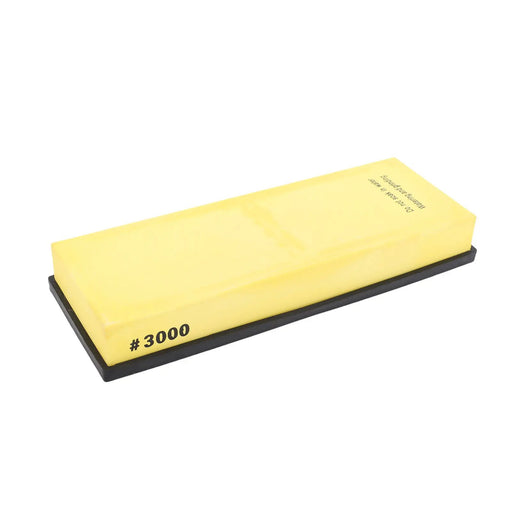 Sharpening Stone Yellow 3000 Grit Professional Whetstone With Anti Slip Base For Kitchen Cutters Scissors by China Dropship