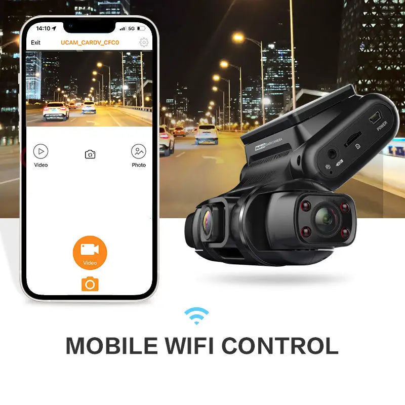 Action Outdoors Limited Ultra-Clear Panoramic Car Driving Recorder with Anti-Scratch Ultra-Clear Panoramic Car Driving Recorder with Anti-Scratch