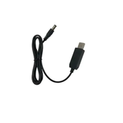 Barrel Jack Power Cable - 8.4V / 5.5mm x 2.1mm charger (Black) 1m by 9eight5