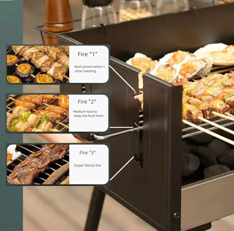 BBQ Grill Roast Stove Barbecue Outdoor 3 Different Temperature by dealonline.co.nz