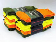 (12 Pairs) High Visible Safety Work Socks Cushioned Socks by dealonline.co.nz