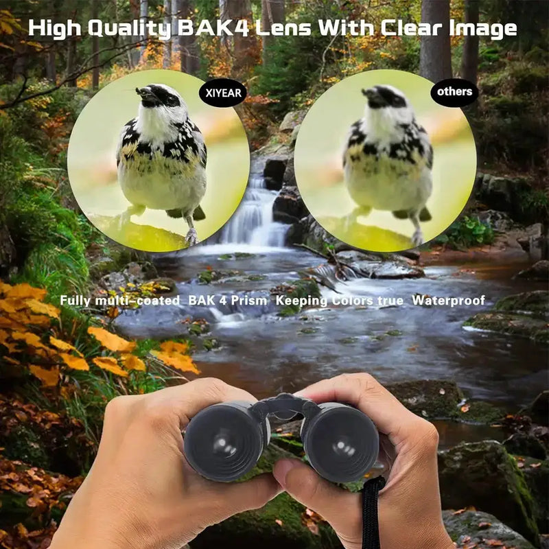 40x22 HD Binoculars – Long Range Mini Telescope with BAK4 Optics by Habicare