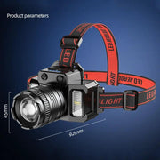 Super Bright LED Headlamp Rechargeable Headlight Zoomable Head Torch Lamp Flashlight by China Dropship