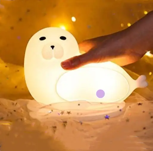 Kids Night Light Sea Lion 7 Colors LED Light by salelink.co.nz