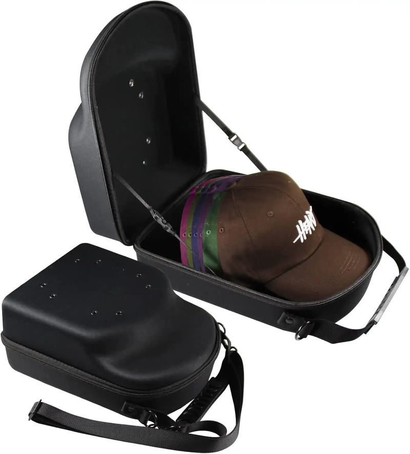 Baseball Hat Box Travel Caps Storage Organizer Case by salelink.co.nz