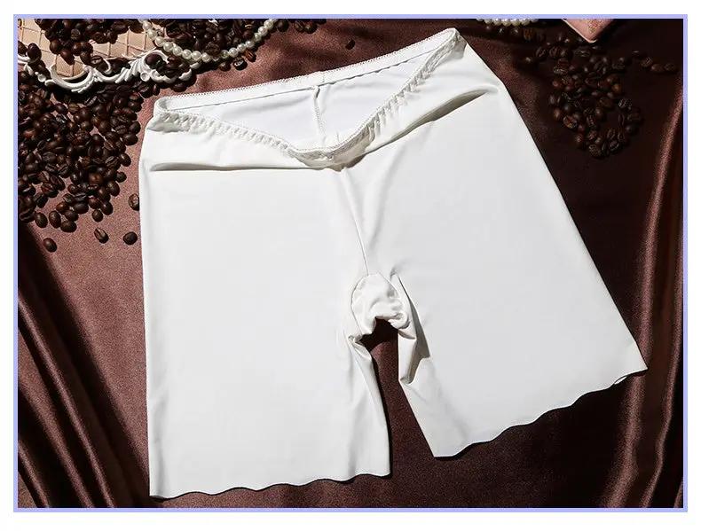 XL Summer Safety Pants Silky Seamless Stretchy Underpants Solid Color by dealonline.co.nz