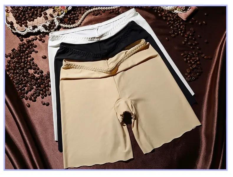 XL Summer Safety Pants Silky Seamless Stretchy Underpants Solid Color by dealonline.co.nz