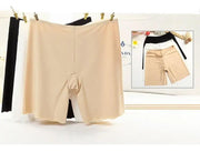 XL Summer Safety Pants Silky Seamless Stretchy Underpants Solid Color by dealonline.co.nz