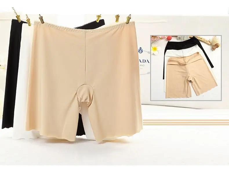 XL Summer Safety Pants Silky Seamless Stretchy Underpants Solid Color by dealonline.co.nz