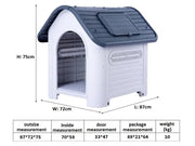 Large Dog House with Window- Dark Green by dealonline.co.nz