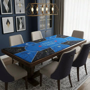 Poker Table Mat 10 Players Texas Hold'em Poker Mat 180cm *90 Anti-Slip Rubber by dealonline.co.nz