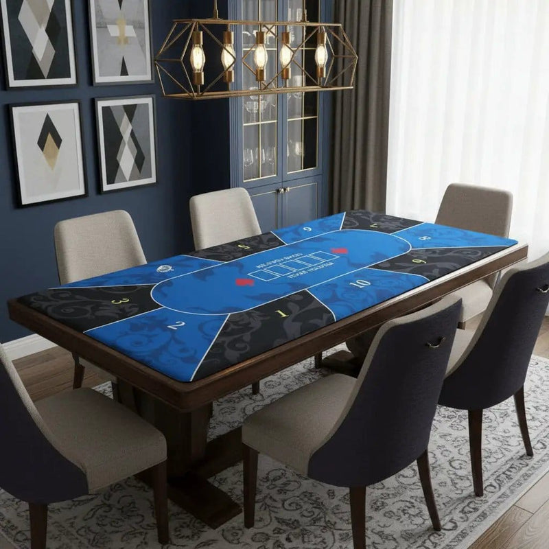 dealonline.co.nz dealonline.co.nz Poker Table Mat 10 Players Texas Hold'em Poker Mat 240cm*130cm Anti-Slip Rubber Poker Table Mat 10 Players Texas Hold'em Poker Mat 240cm*130cm Anti-Slip Rubber
