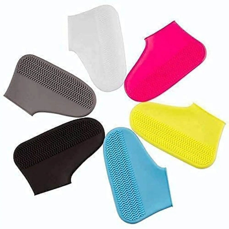 Waterproof Silicone Shoe Covers – Reusable Anti-Slip Rain Boot Protectors (1 Pair) YR6015 by ECOTREK