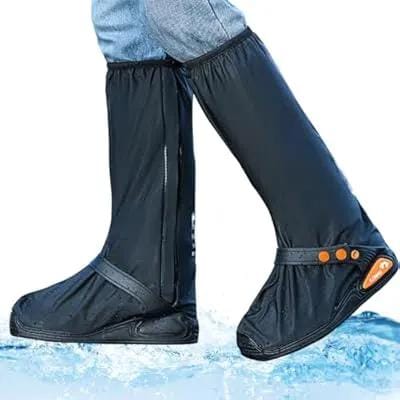 ECOTREK shoe cover Waterproof Shoe Covers – Rain Boot Protectors with Reflective Strip for Men & Women YR15639 Waterproof Shoe Covers – Rain Boot Protectors with Reflective Strip for Men & Women YR15639