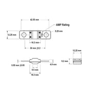 40A MIDI FUSE KIT 4 ANS Holder 7 x 40 AMP Fuses to suit Redarc BCDC Dual Battery by salelink.co.nz