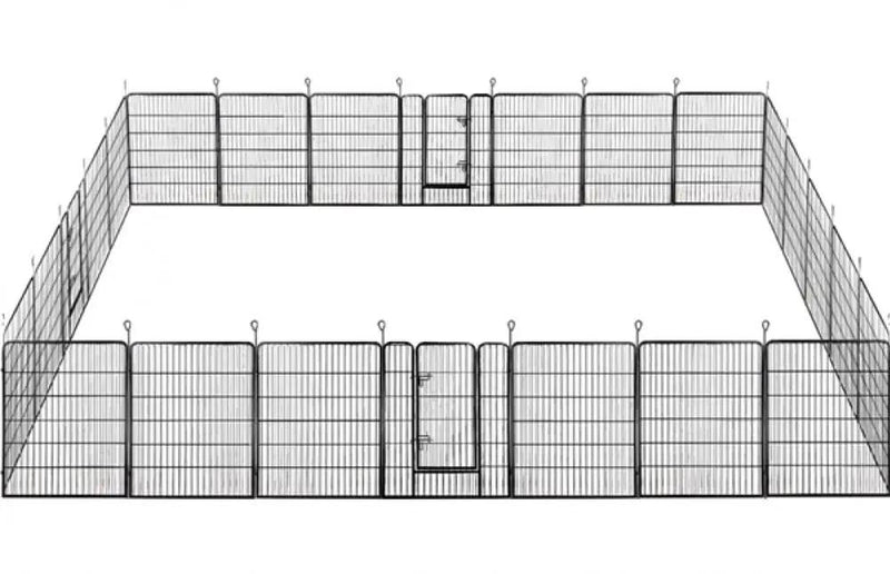 Heavy Duty 24 Panels Pet Playpen by Yaheetech