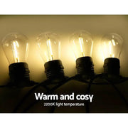 SportZone.co.nz Occasions > Christmas > Outdoor Decorations & Lights 41m LED Festoon String Lights Christmas Decorations Wedding Party Outdoor Garden 41m LED Festoon String Lights Christmas Decorations Wedding Party Outdoor Garden