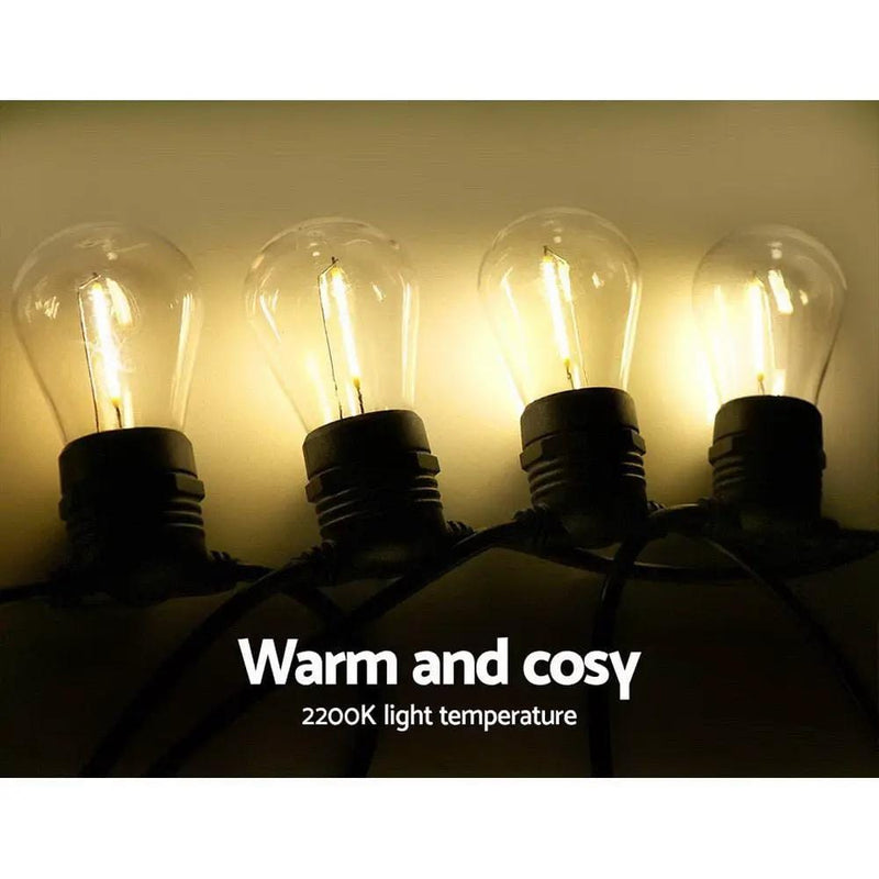 SportZone.co.nz Occasions > Christmas > Outdoor Decorations & Lights 41m LED Festoon String Lights Christmas Decorations Wedding Party Outdoor Garden 41m LED Festoon String Lights Christmas Decorations Wedding Party Outdoor Garden