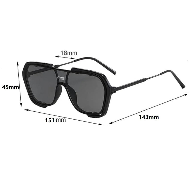 Ecotrek Large Frame Sunglasses – UV380 Protection, Lightweight Fashion LX12-21 by ECOTREK