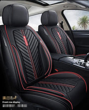 Car Seat Cover Faux Leather Cushion 5 Seater Full Set Front Rear Premium Quality by dealonline.co.nz