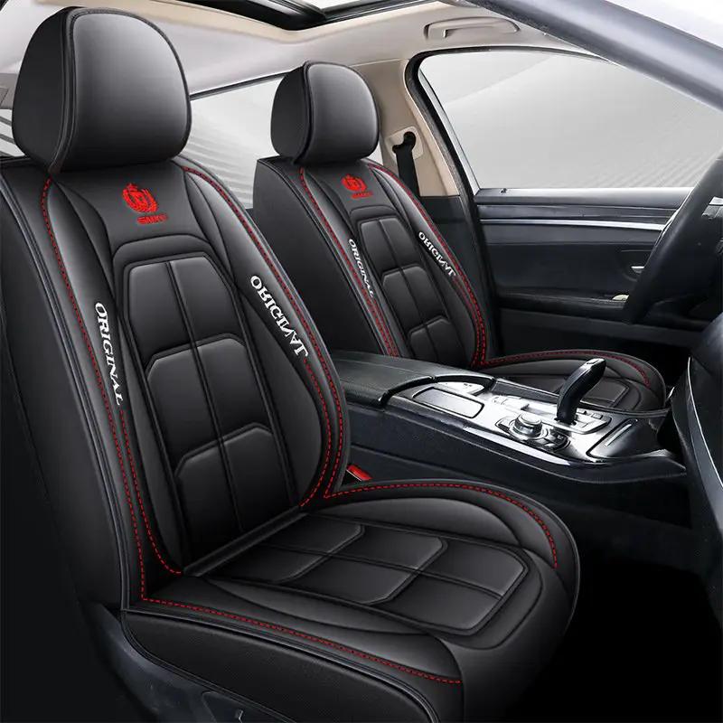 Car Seat Cover Faux Leather Cushion 5 Seater Full Set Front Rear Premium Quality by dealonline.co.nz