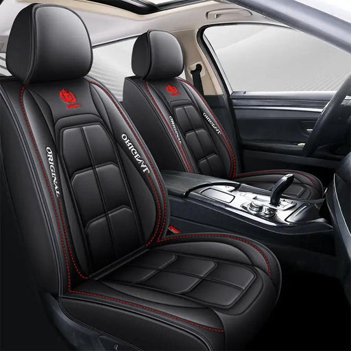 Car Seat Cover Faux Leather Cushion 5 Seater Full Set Front Rear Premium Quality by dealonline.co.nz