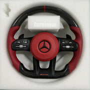 Mercedes-Benz Steering Wheel (Carbon Fiber+Perforated Leather) #43 by CARBONISE