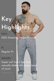 Smart Casual Track Light Grey by Fuaark Nz