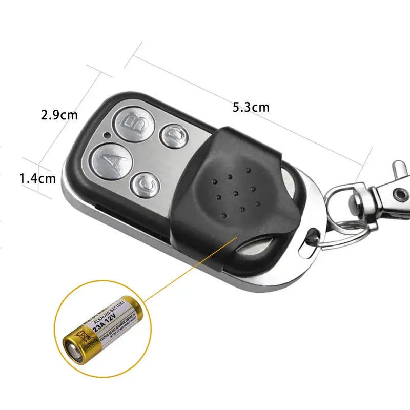 Habicare 433MHz Four Button Garage Door Remote Control Replacement 433MHz Four Button Garage Door Remote Replacement