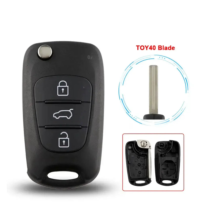 Habicare 433MHz ID46 Remote Car Key for Hyundai i30, ix35, Elantra & Kia Sportage, Rio, Cerato 433MHz ID46 Remote Car Key for Hyundai i30, ix35, Elantra & Kia Sportage, Rio, Cerato