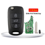 Habicare 433MHz ID46 Remote Car Key for Hyundai i30, ix35, Elantra & Kia Sportage, Rio, Cerato 433MHz ID46 Remote Car Key for Hyundai i30, ix35, Elantra & Kia Sportage, Rio, Cerato