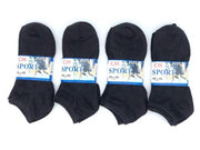 (60 Pairs) Thin Ankle Socks - BLACK - M7-11/ W8-12 by dealonline.co.nz