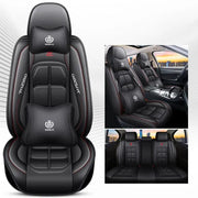Car Seat Cover Faux Leather Cushion 5 Seater Full Set Front Rear Premium Quality by dealonline.co.nz
