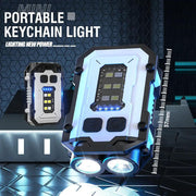Rechargeable Mini Flashlight Torch COB Floodlight Super BrightWaterproof Camp by China Dropship
