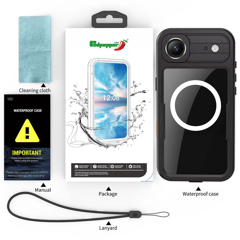 iPhone 17 Air Waterproof Case Magsafe Waterproof Shockproof Rugged by salelink.co.nz
