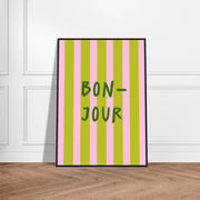 Bonjour by Blank Wall Print Shop