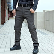 Tactical Soft Shell Fleece Lined Cargo Pants Water Resistant Windbreaker 32-42 by dealonline.co.nz