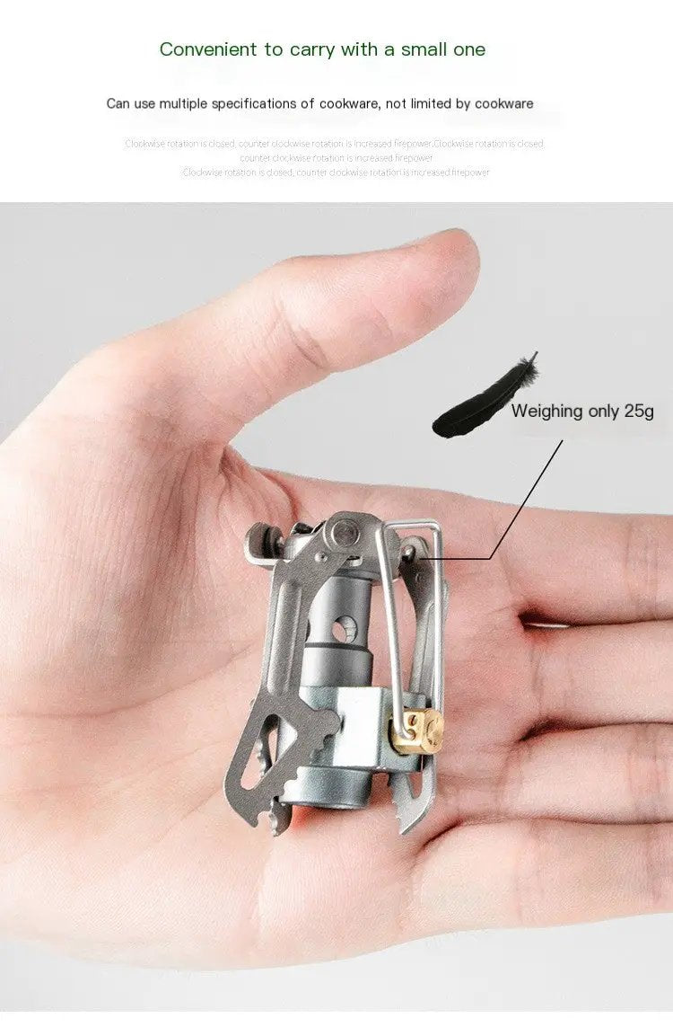 BRS-3000T Portable Outdoor Titanium Gas Stove by Mead's Supply & Equipment Outfitters limited