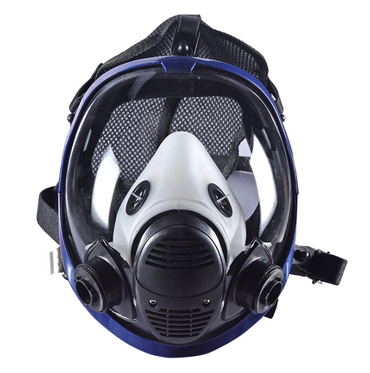 Full Face Silicone Gas Mask With Wide Field Of View And Dustproof Respirator