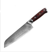 XINZUO 8 inch Chef Knives High Carbon Grade VG10 Japanese 73 layer Damascus Kitchen Knife Stainless Steel Gyuto Knife Rose Wood handle As shown by China Dropship