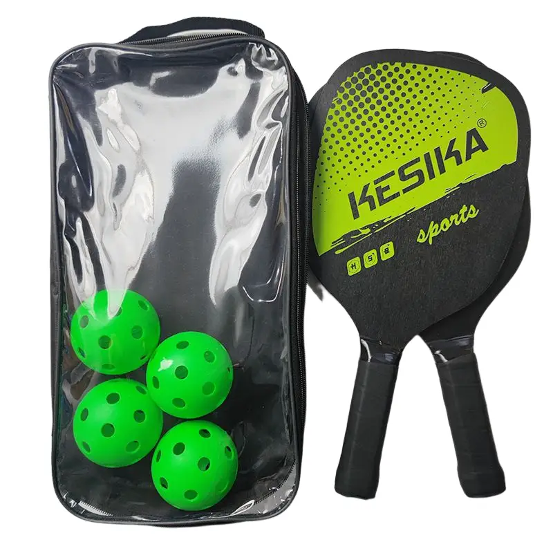 Pickleball Paddle with Portable Bag, 4 balls by salelink.co.nz